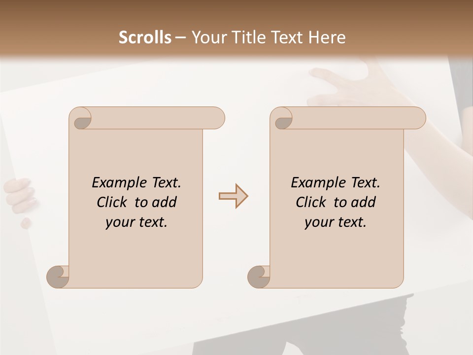 Expose Teenager Girl PowerPoint Template