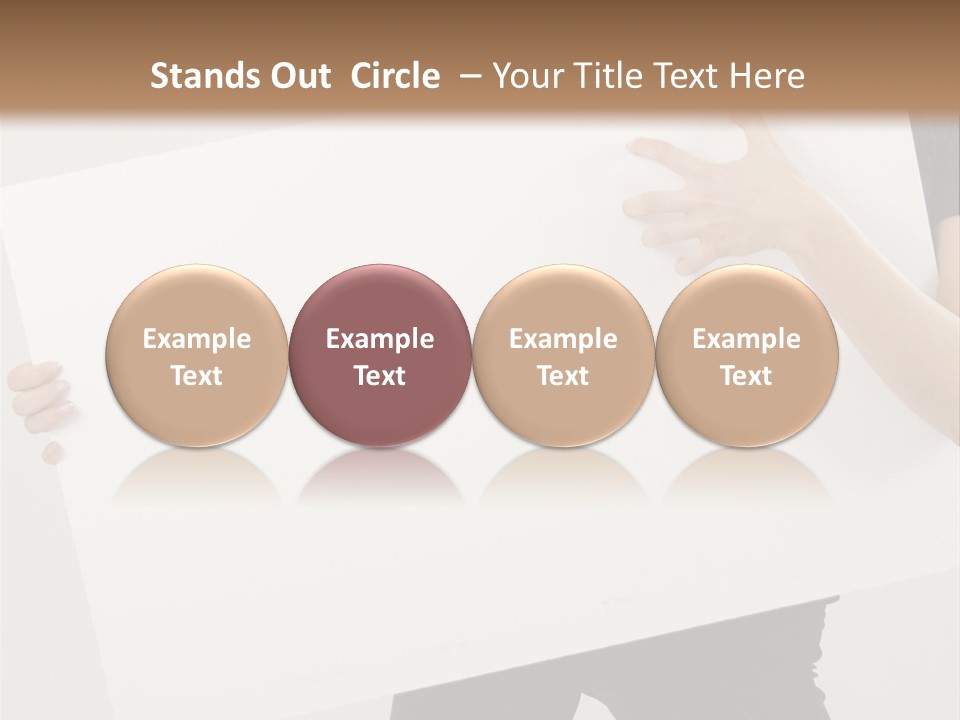 Expose Teenager Girl PowerPoint Template