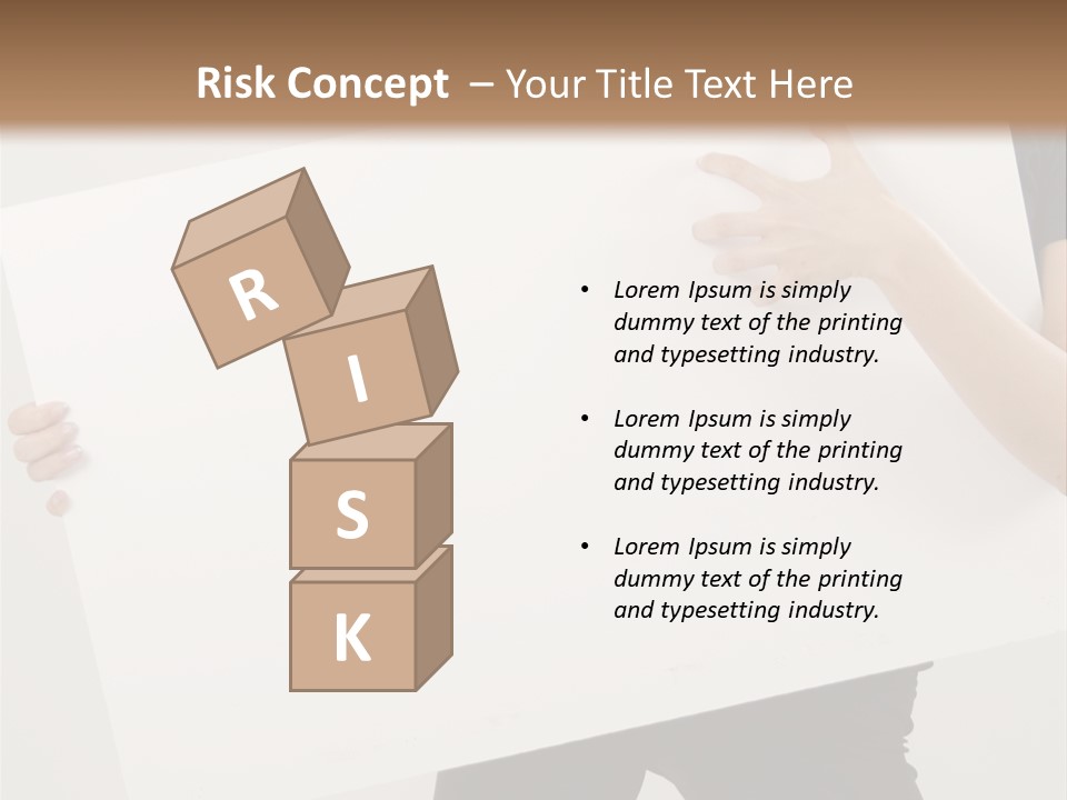 Expose Teenager Girl PowerPoint Template