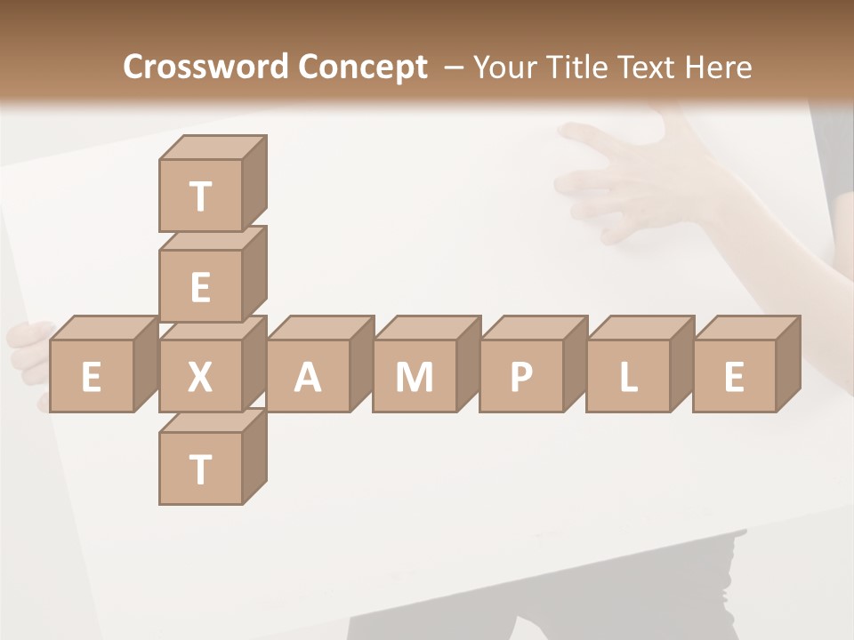 Expose Teenager Girl PowerPoint Template