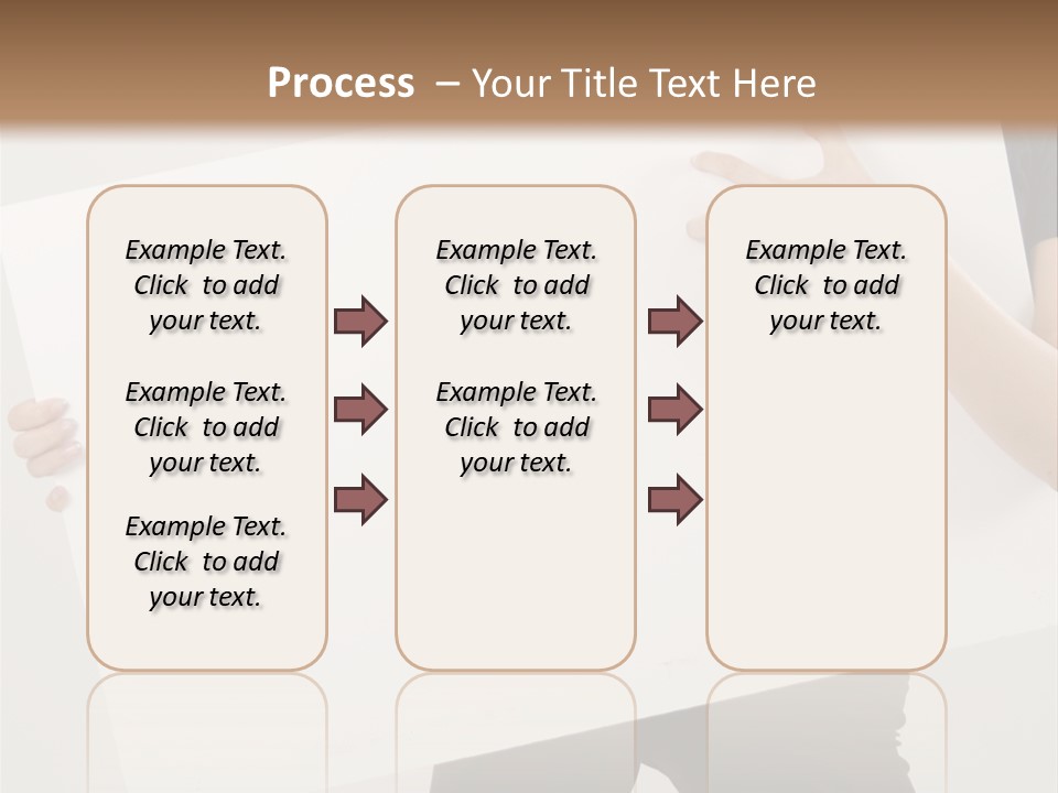 Expose Teenager Girl PowerPoint Template