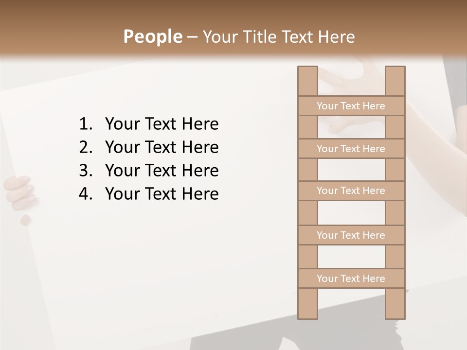 Expose Teenager Girl PowerPoint Template