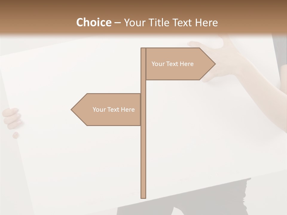 Expose Teenager Girl PowerPoint Template