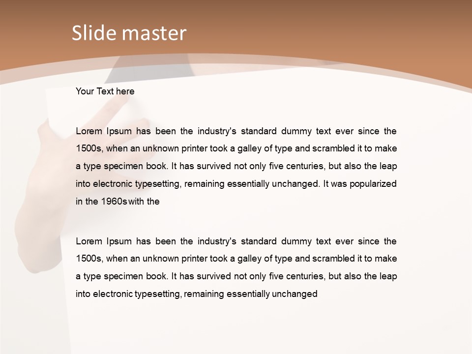 Advertisement Message Protest PowerPoint Template