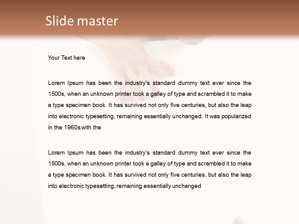 Model Publishing Cardboard PowerPoint Template