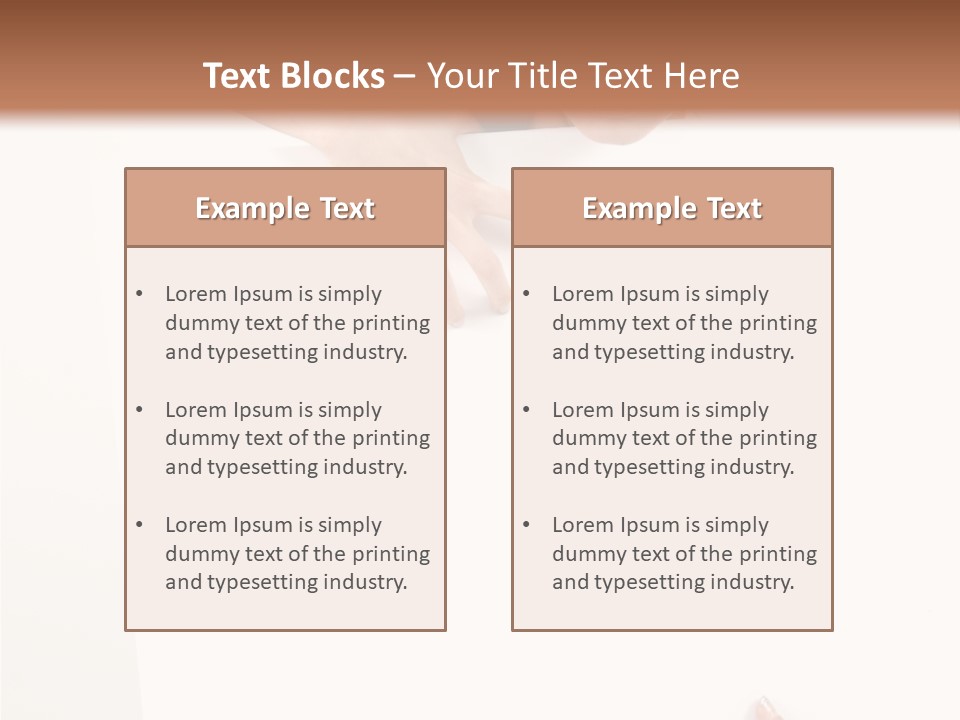 Model Publishing Cardboard PowerPoint Template