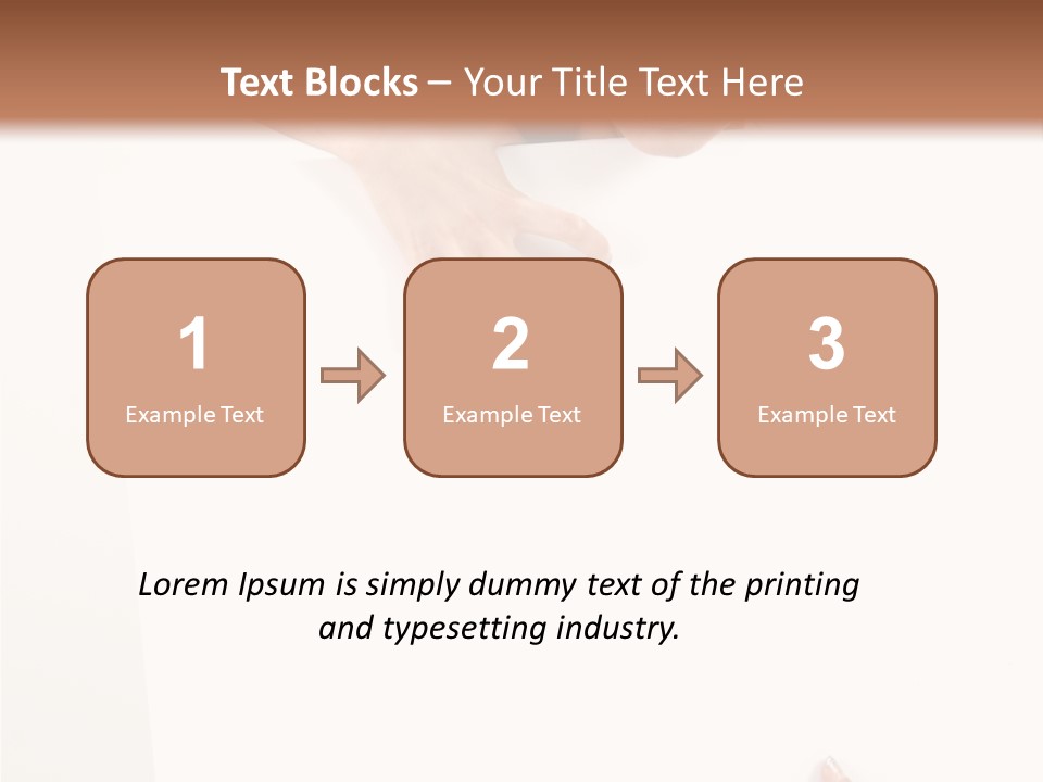 Model Publishing Cardboard PowerPoint Template