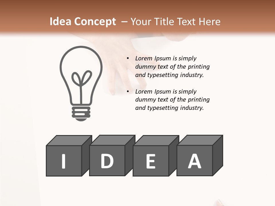 Model Publishing Cardboard PowerPoint Template