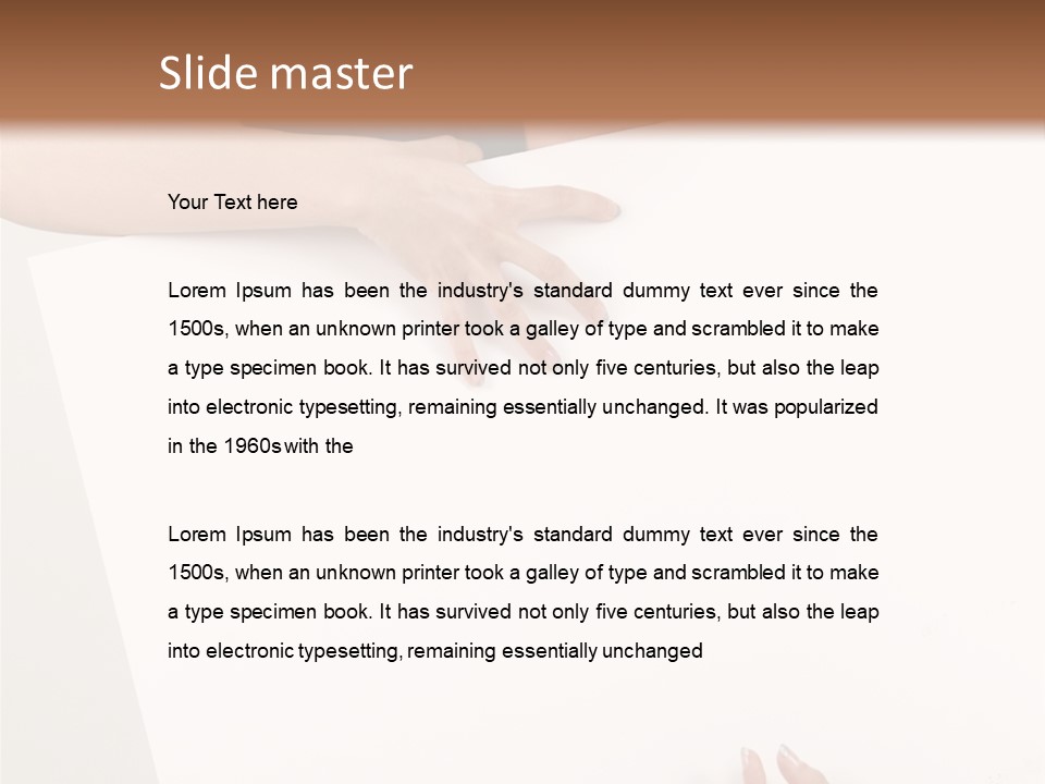 Teenager Girl Communicate PowerPoint Template