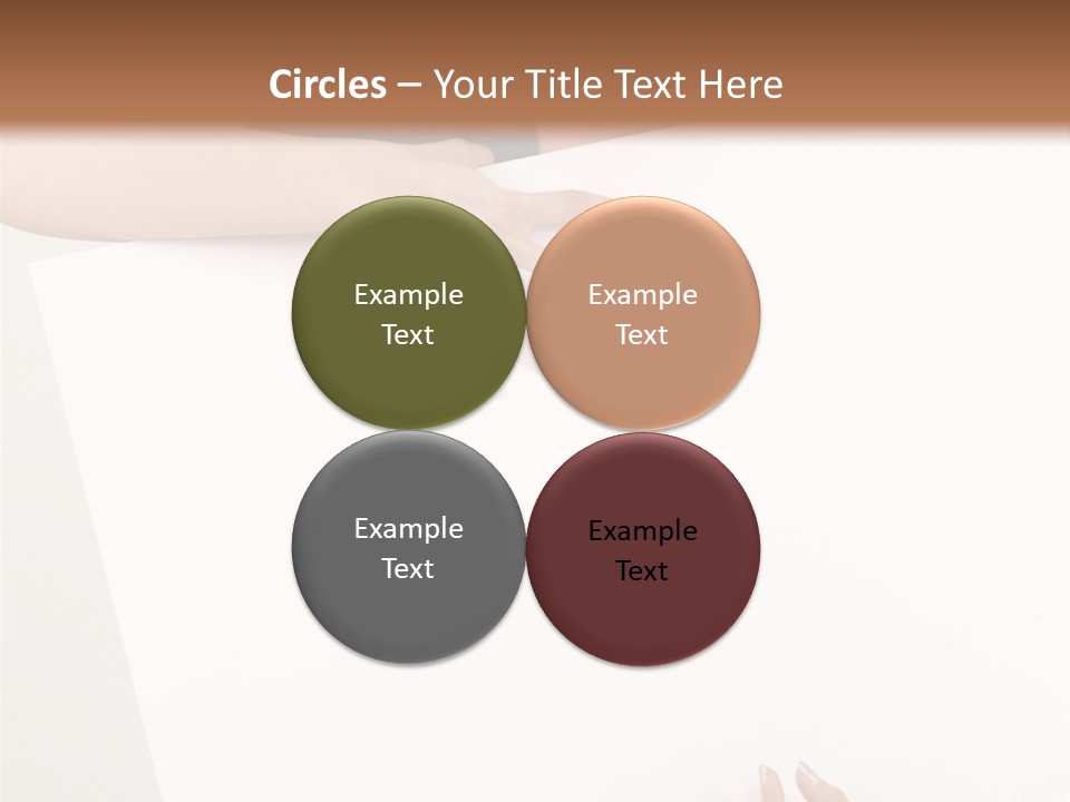 Teenager Girl Communicate PowerPoint Template