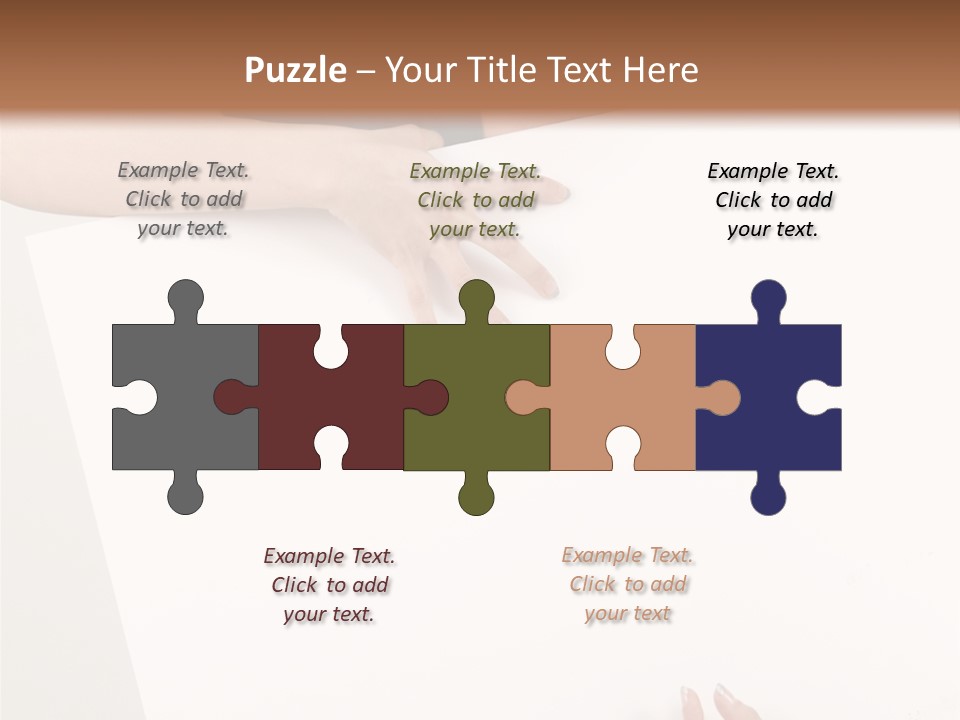 Teenager Girl Communicate PowerPoint Template