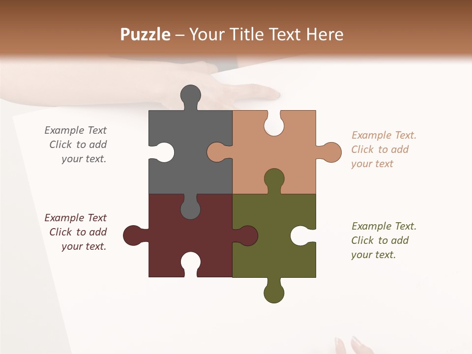 Teenager Girl Communicate PowerPoint Template