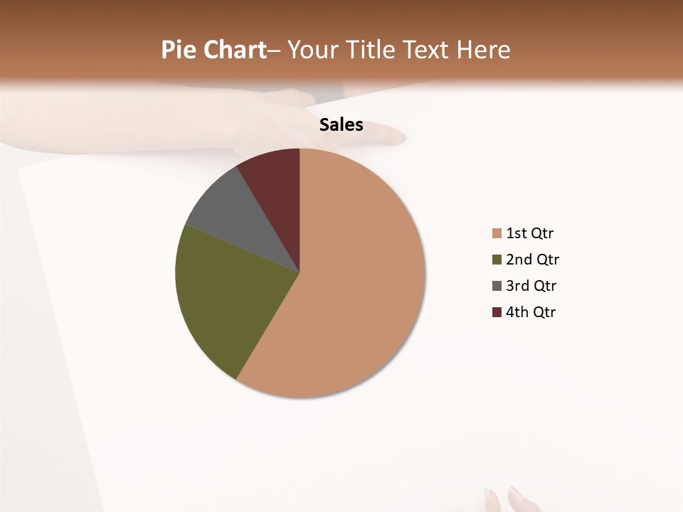 Teenager Girl Communicate PowerPoint Template