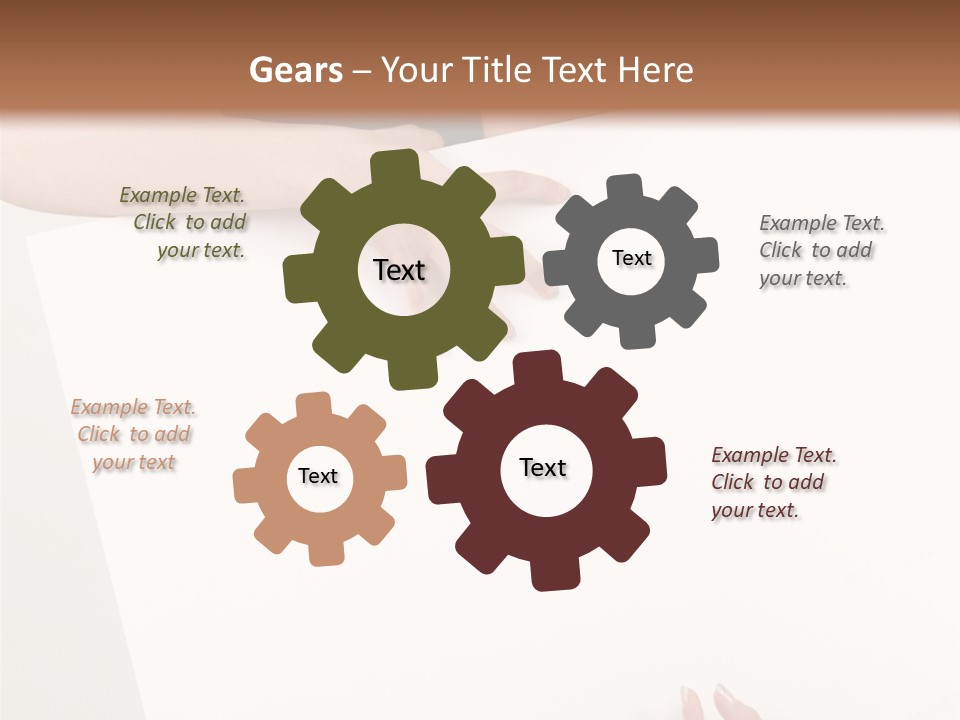 Teenager Girl Communicate PowerPoint Template