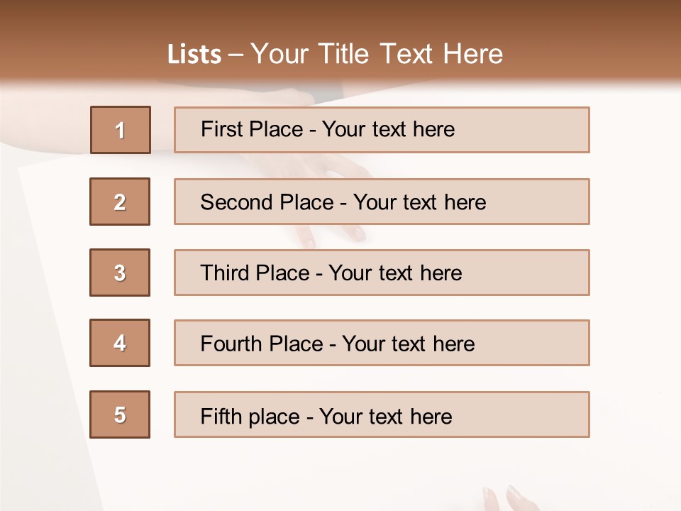 Teenager Girl Communicate PowerPoint Template