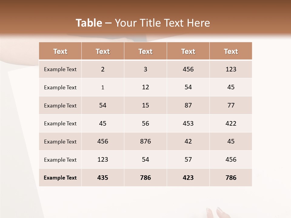 Teenager Girl Communicate PowerPoint Template