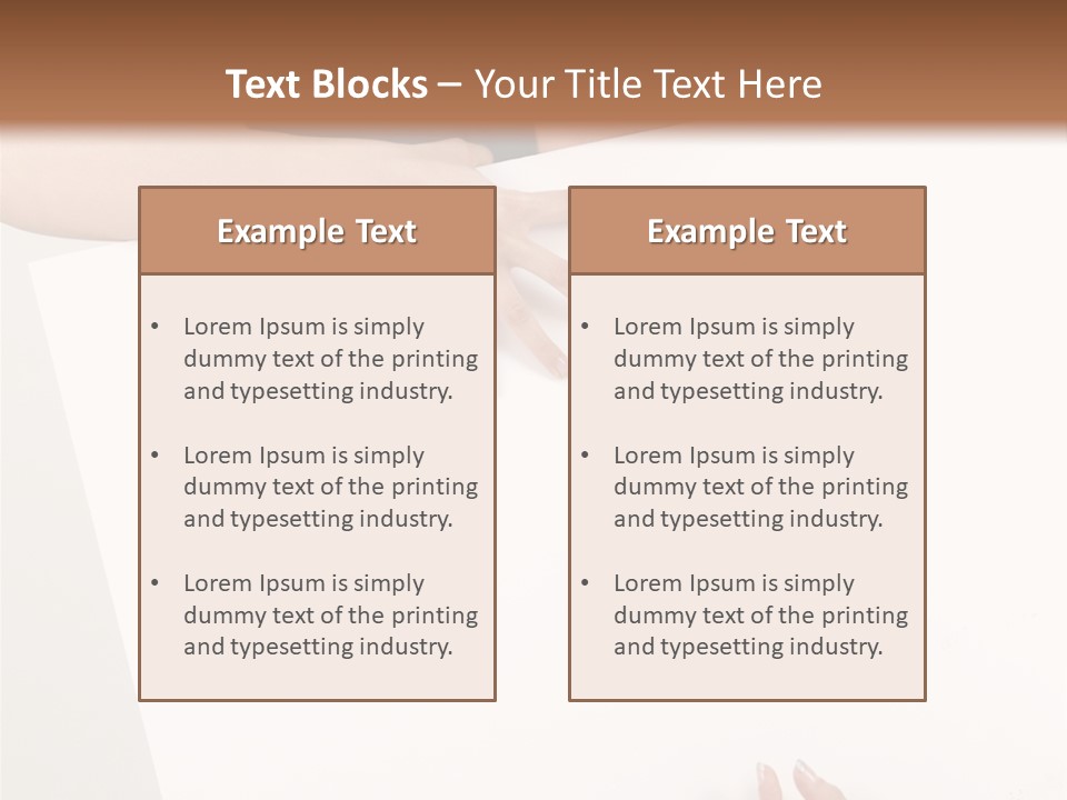 Teenager Girl Communicate PowerPoint Template