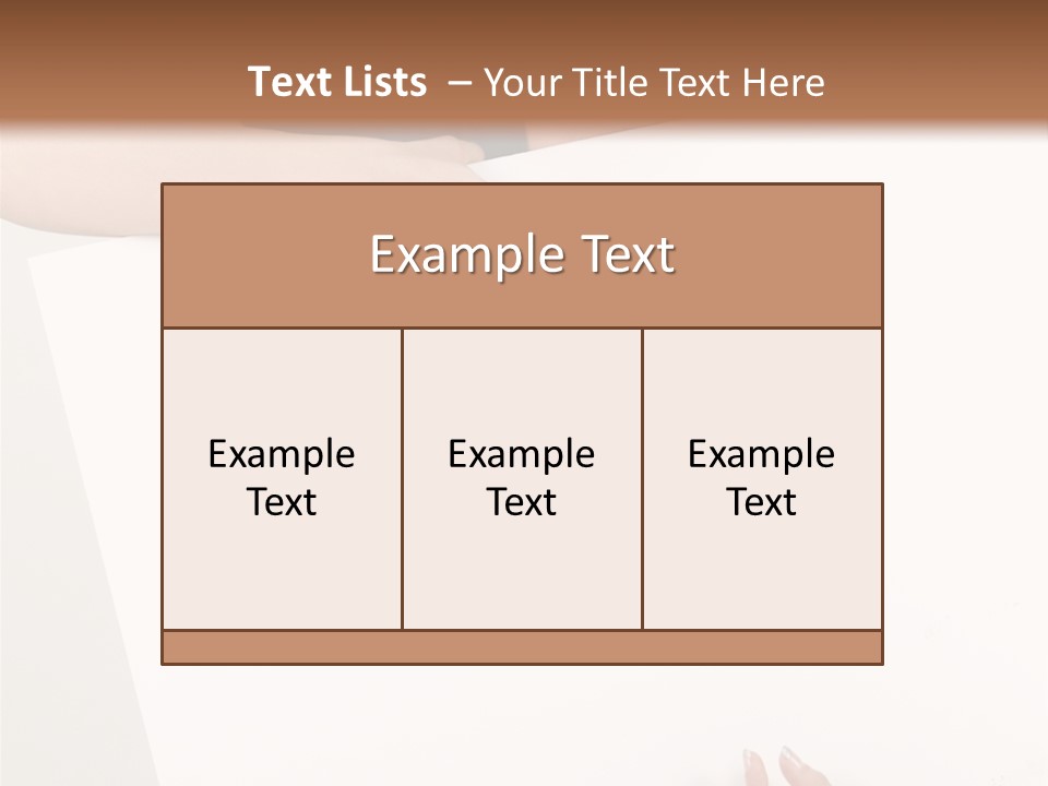 Teenager Girl Communicate PowerPoint Template