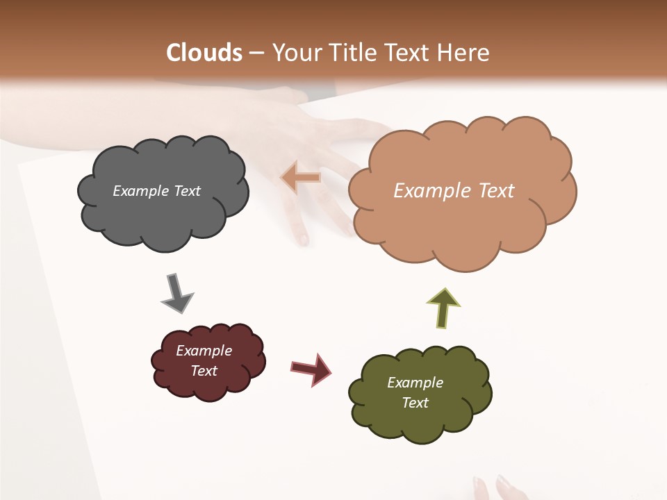 Teenager Girl Communicate PowerPoint Template