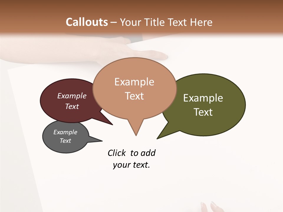 Teenager Girl Communicate PowerPoint Template