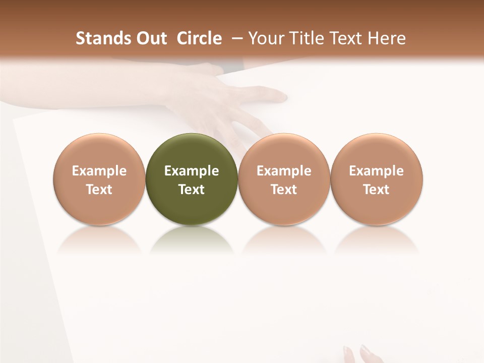 Teenager Girl Communicate PowerPoint Template