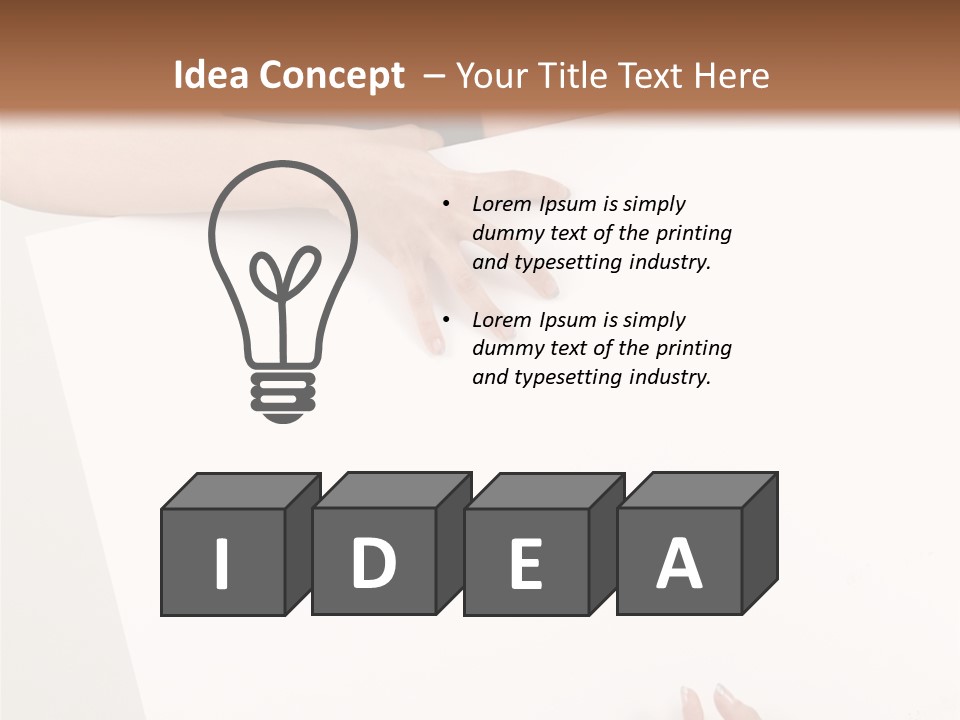 Teenager Girl Communicate PowerPoint Template