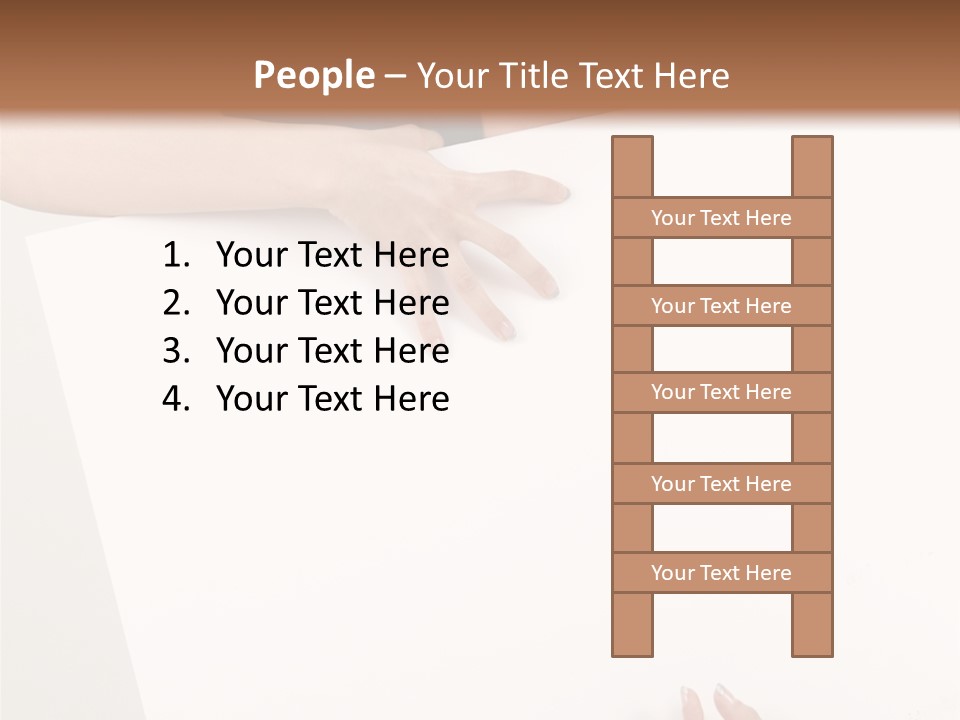 Teenager Girl Communicate PowerPoint Template