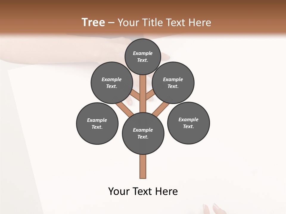 Teenager Girl Communicate PowerPoint Template