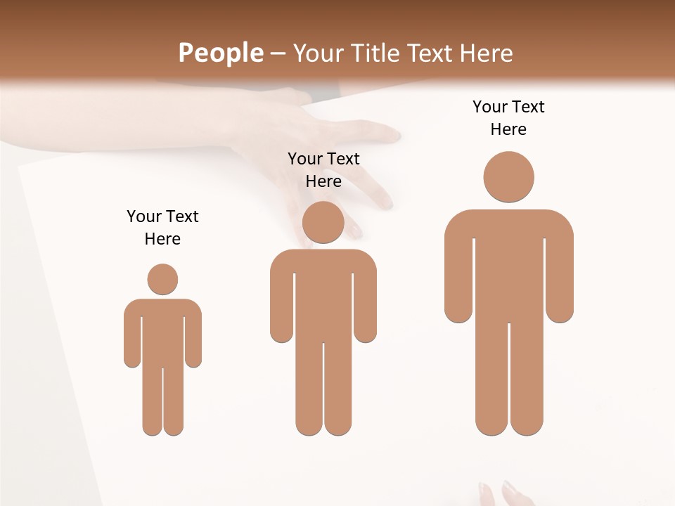 Teenager Girl Communicate PowerPoint Template