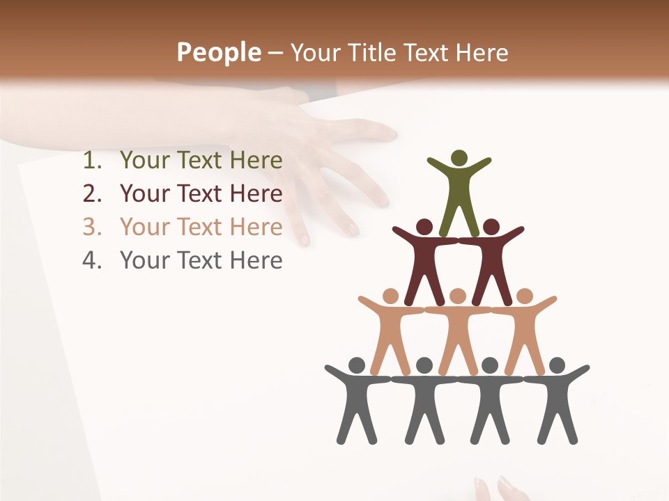 Teenager Girl Communicate PowerPoint Template