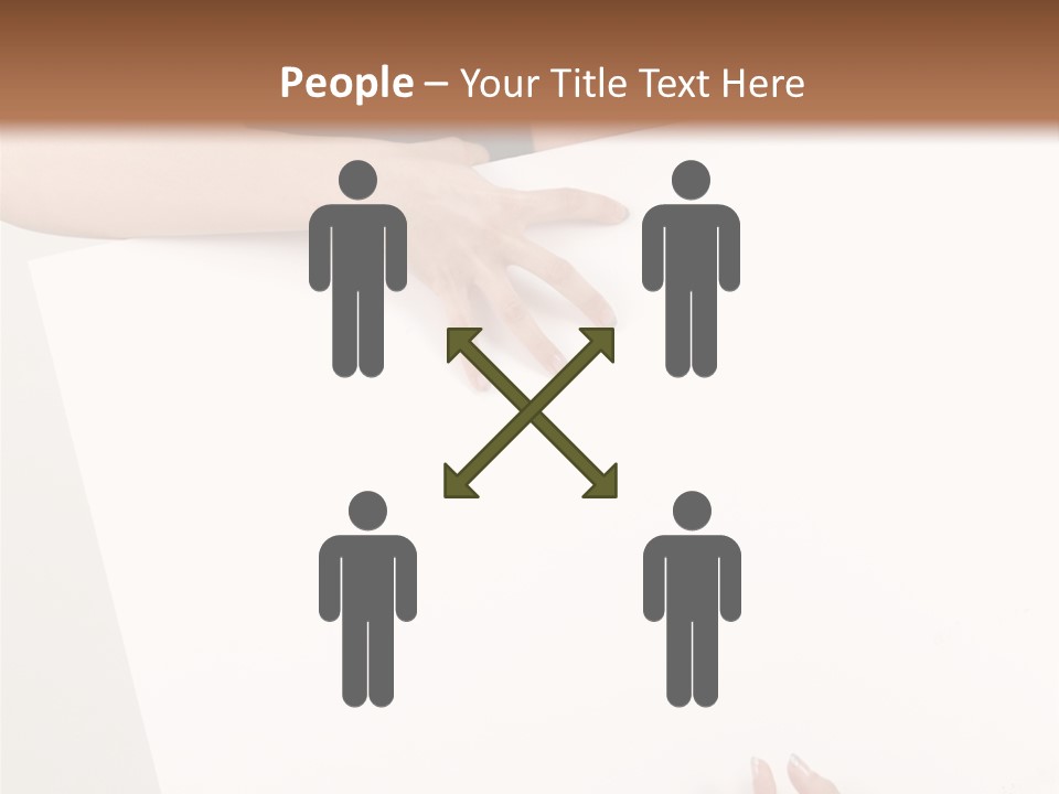 Teenager Girl Communicate PowerPoint Template