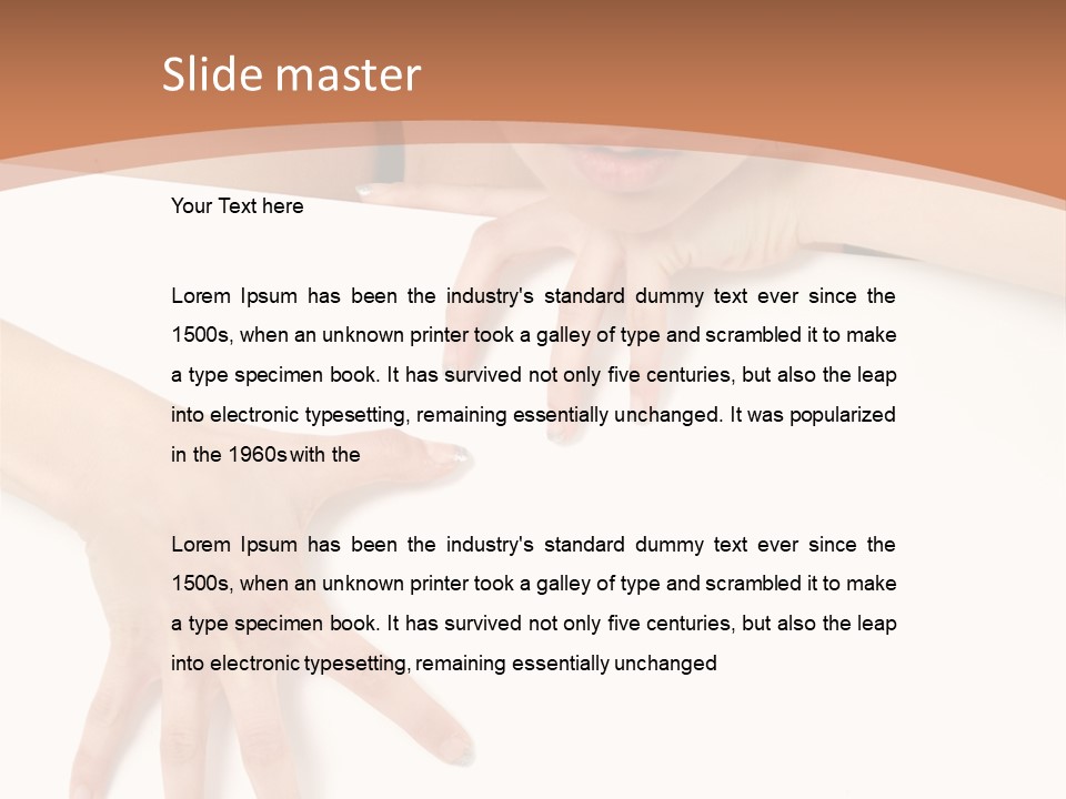 Media Teenager Girl PowerPoint Template