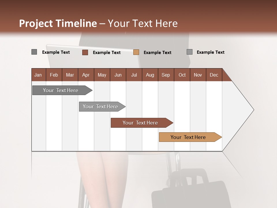 Market Worker Laptop PowerPoint Template