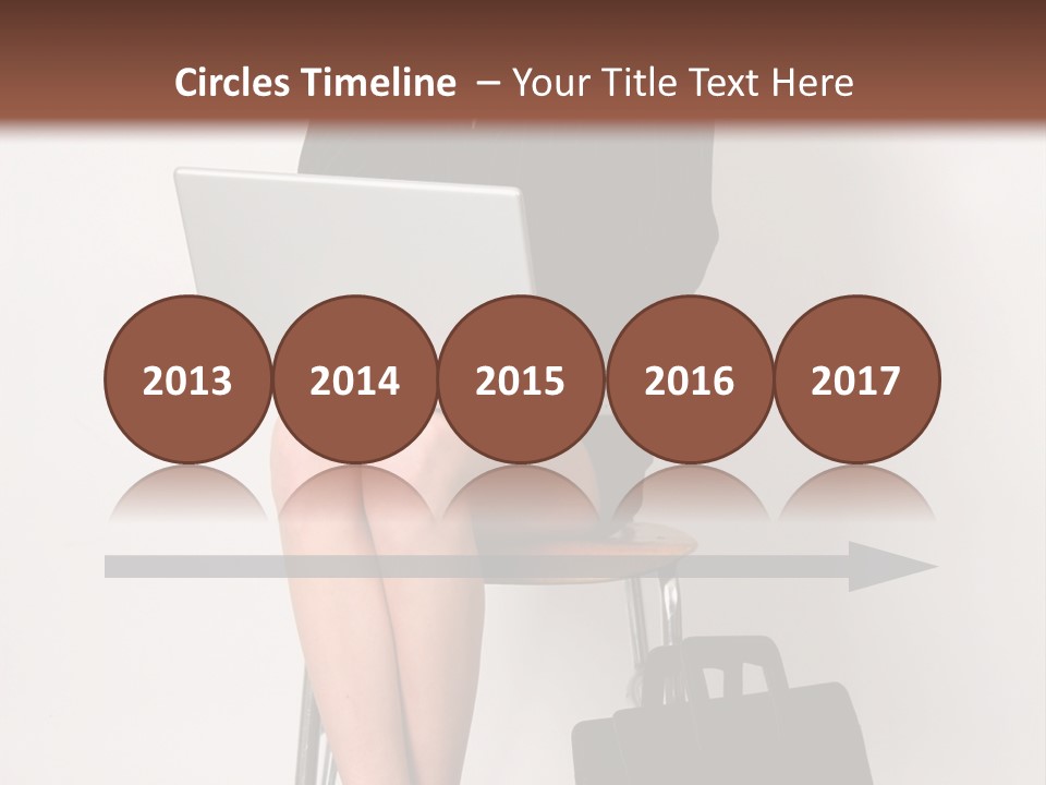 Market Worker Laptop PowerPoint Template