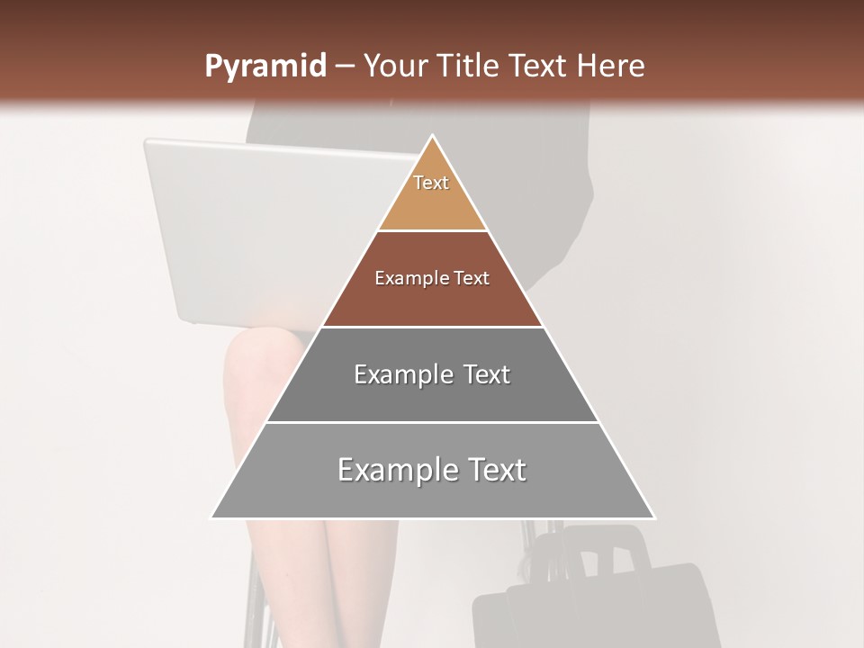 Market Worker Laptop PowerPoint Template
