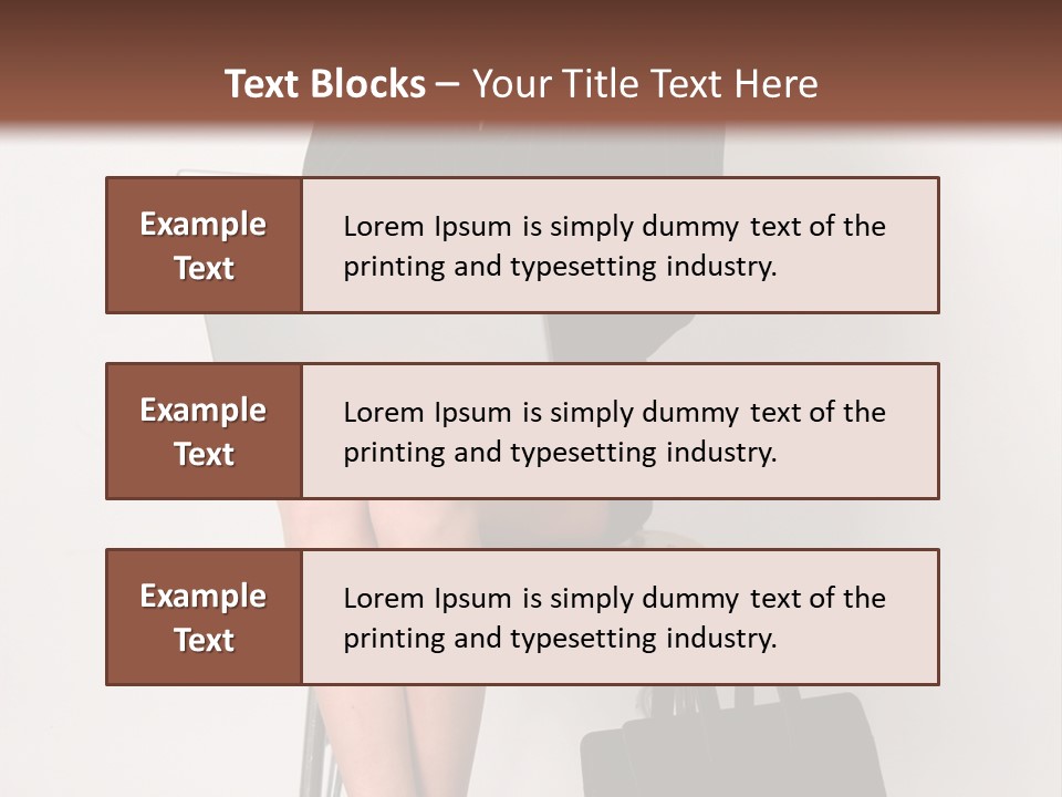 Market Worker Laptop PowerPoint Template