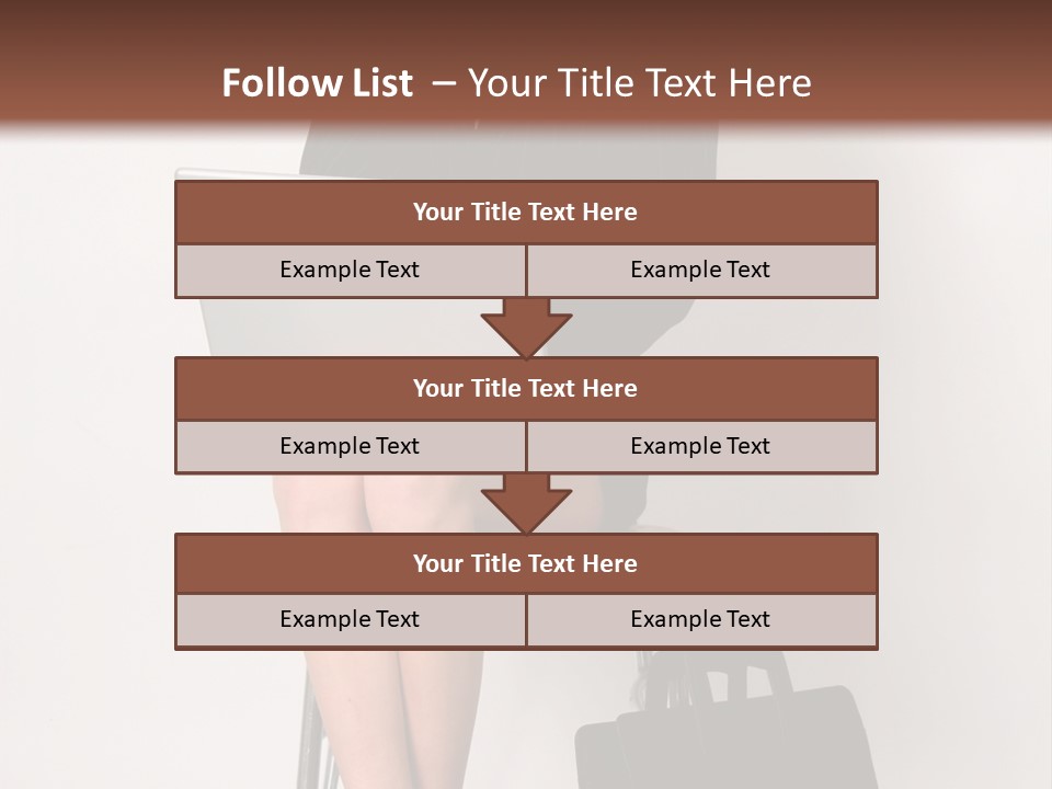 Market Worker Laptop PowerPoint Template