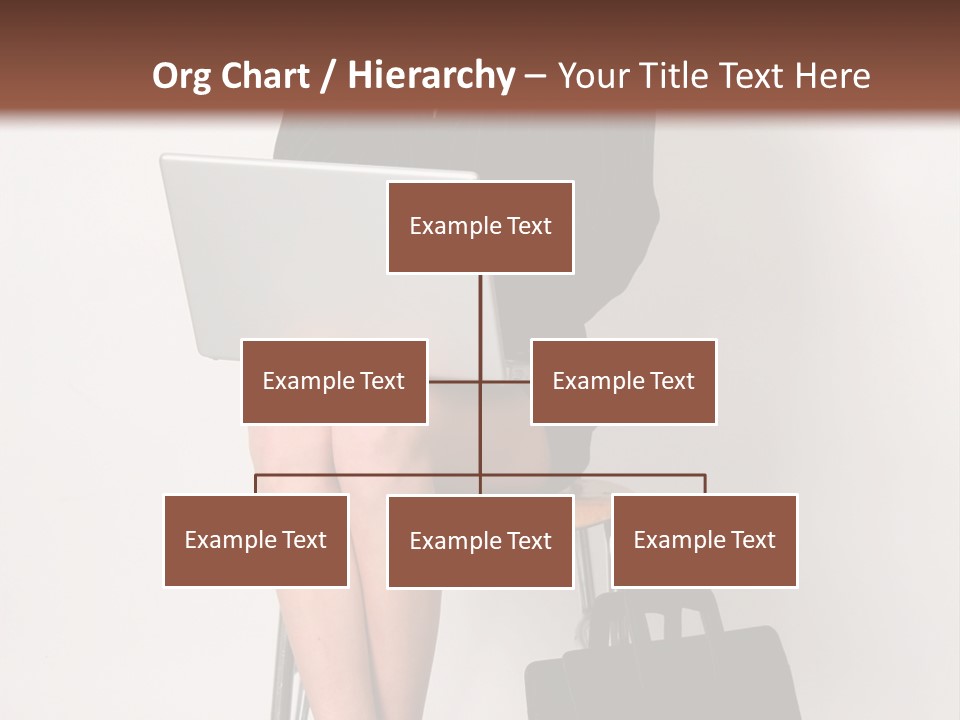 Market Worker Laptop PowerPoint Template