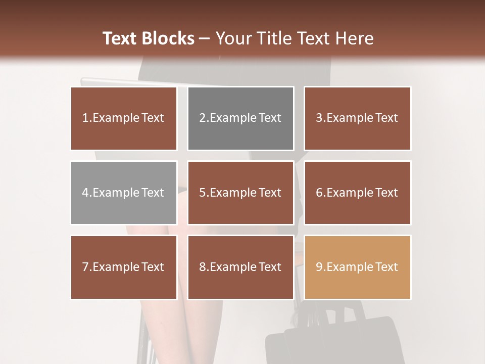 Market Worker Laptop PowerPoint Template