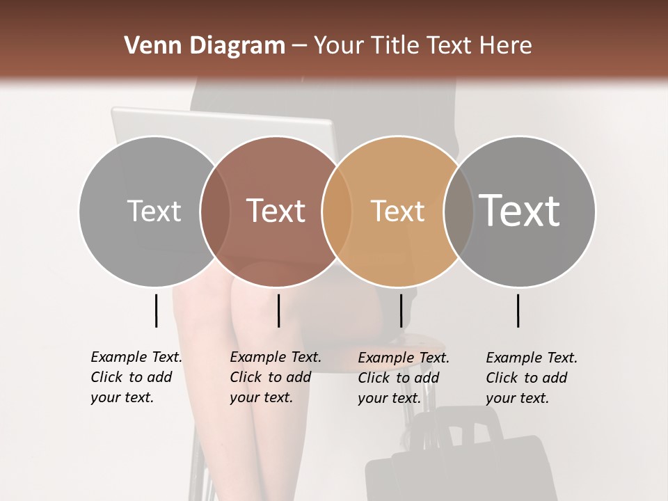 Market Worker Laptop PowerPoint Template