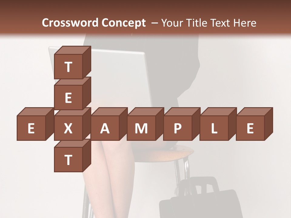 Market Worker Laptop PowerPoint Template