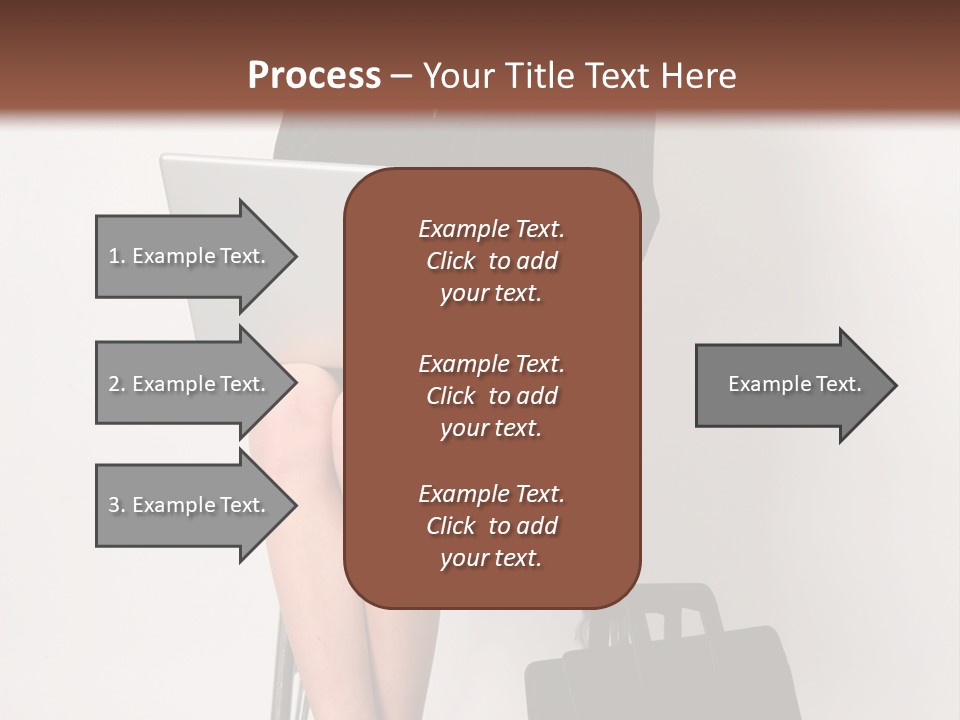 Market Worker Laptop PowerPoint Template