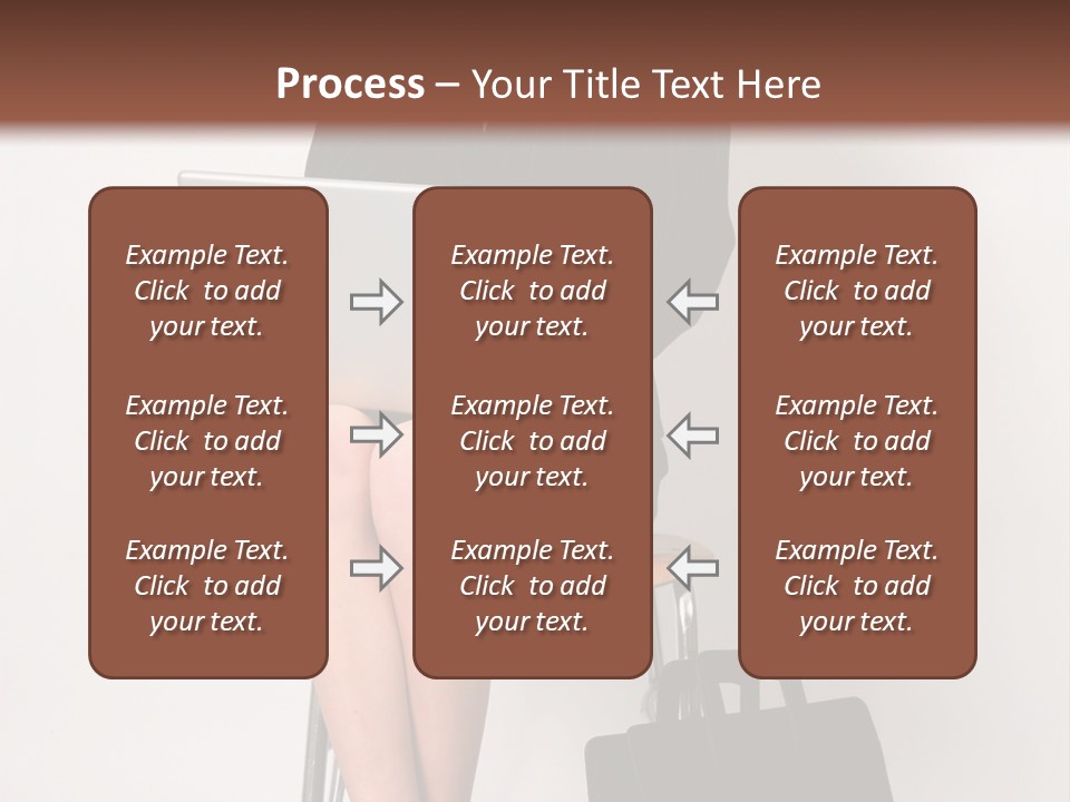 Market Worker Laptop PowerPoint Template
