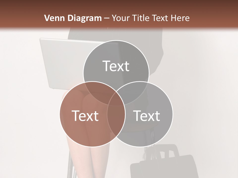 Market Worker Laptop PowerPoint Template