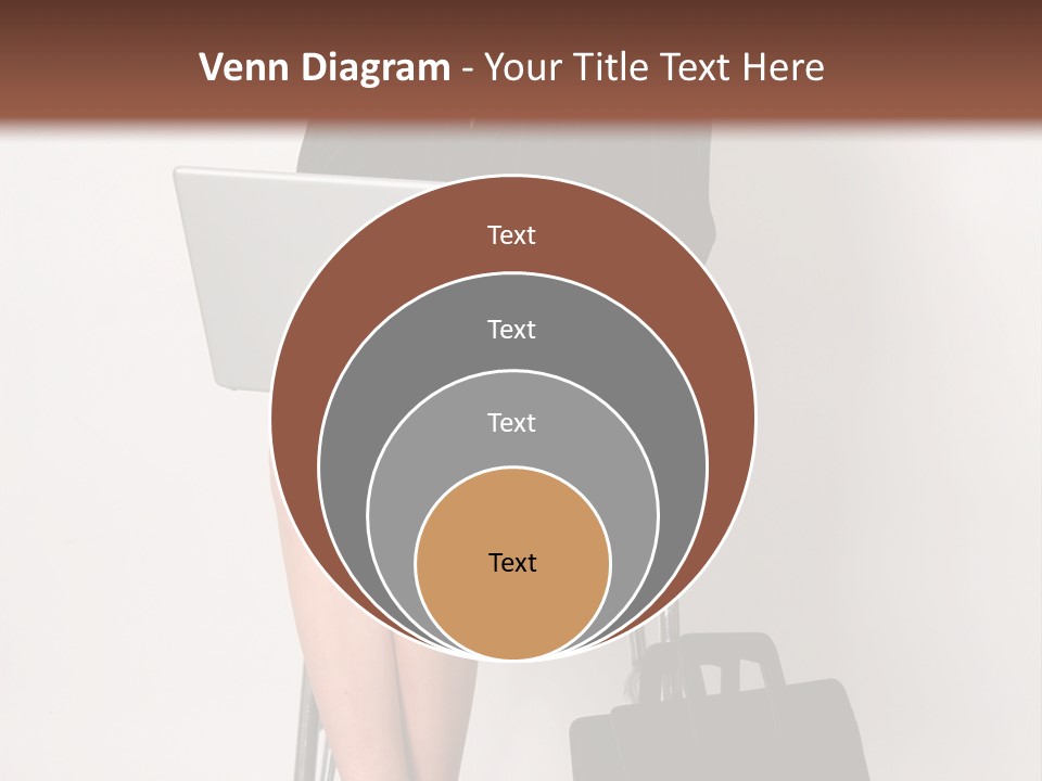 Market Worker Laptop PowerPoint Template