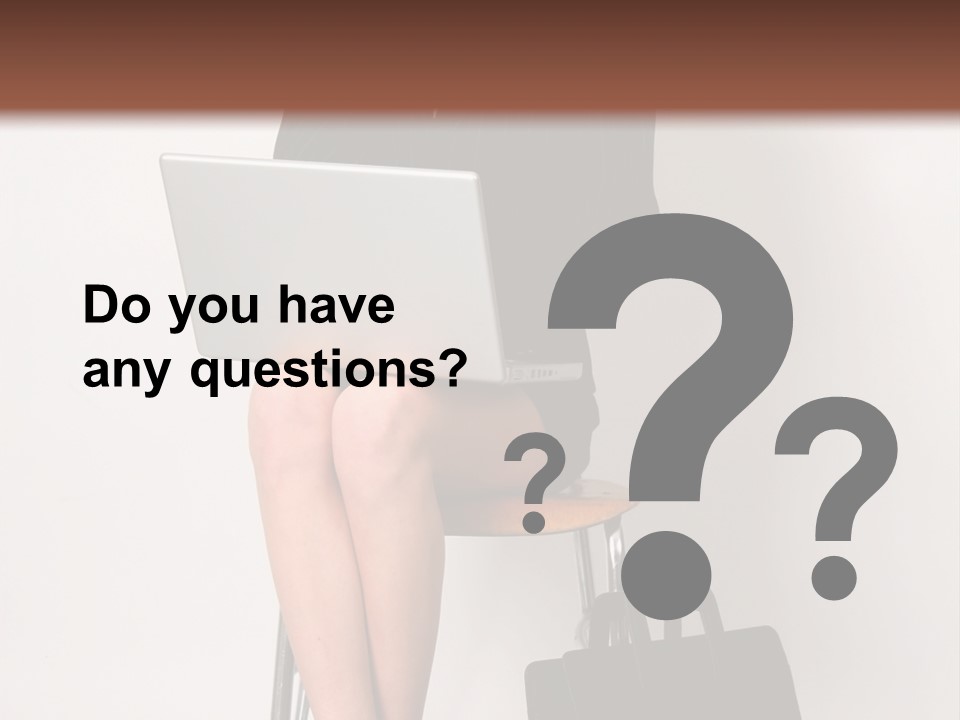 Market Worker Laptop PowerPoint Template