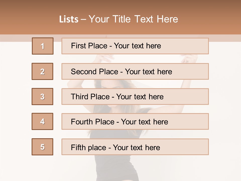 Girl Audience Teenager PowerPoint Template