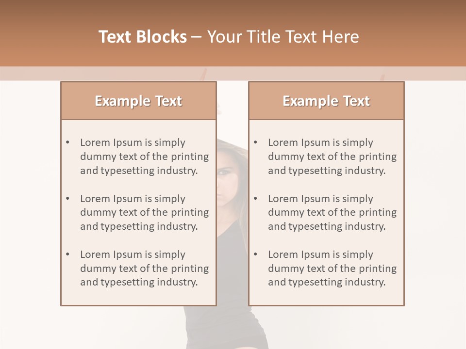 Girl Audience Teenager PowerPoint Template