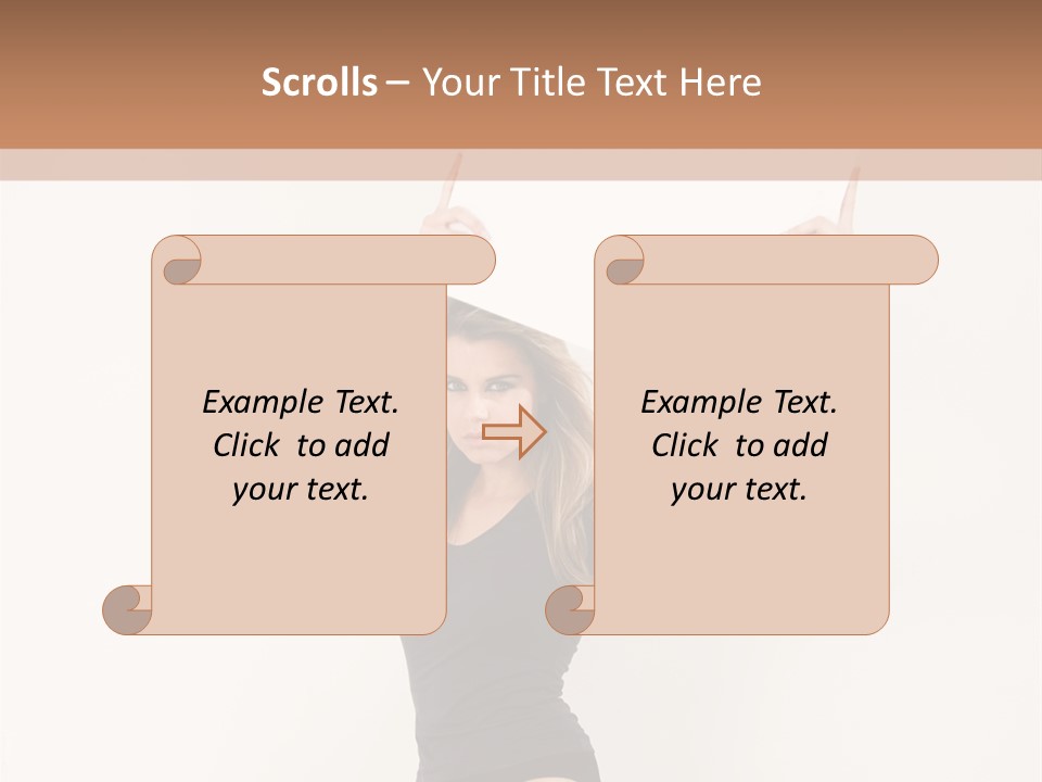 Girl Audience Teenager PowerPoint Template
