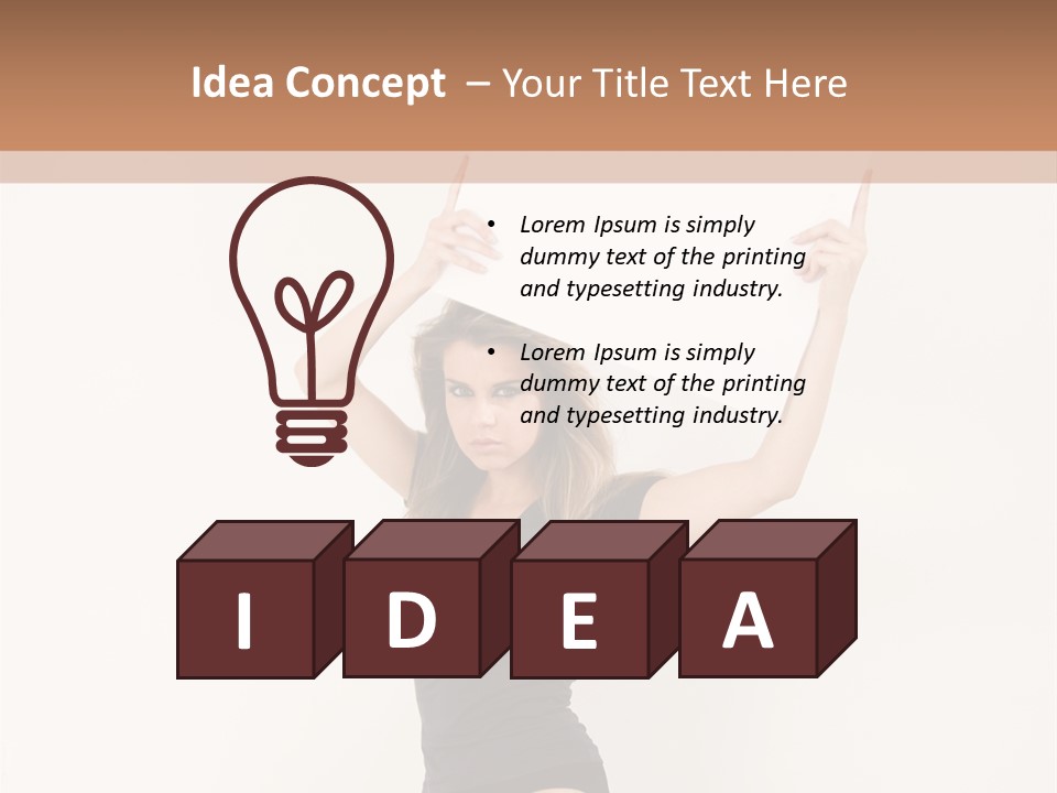 Girl Audience Teenager PowerPoint Template